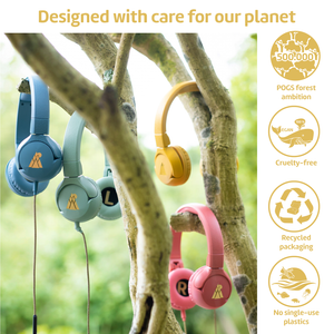 POGS The Gecko Yellow 'Designed with care for our planet' infographic image