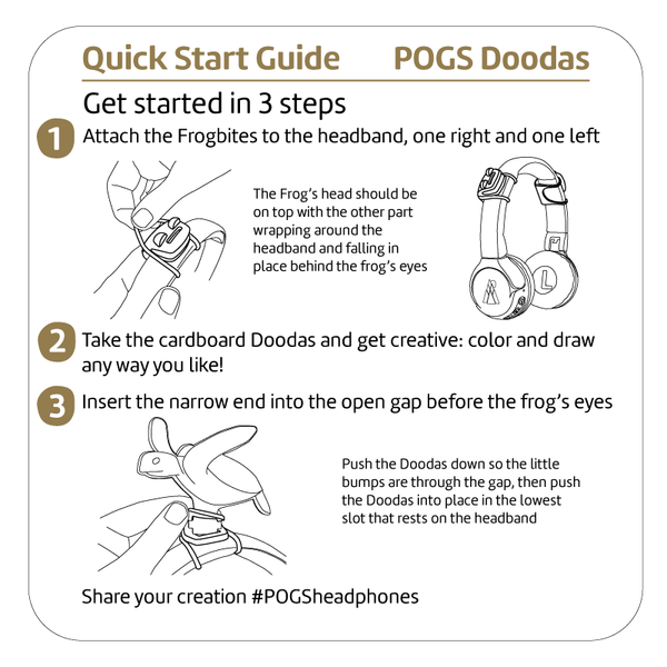 Load image into Gallery viewer, POGS Doodas Quick Start Guide image
