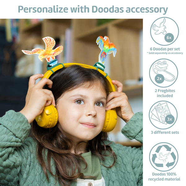 Load image into Gallery viewer, POGS Doodas &#39;Personalize with Doodas accessory&#39; infographic image
