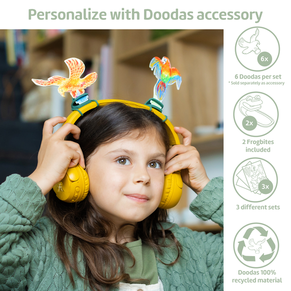 Load image into Gallery viewer, POGS The Gecko Green &#39;Doodas&#39; infographic image
